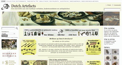 Desktop Screenshot of dutchartefacts.nl